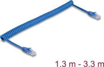 Delock RJ45 Coiled Cable plug to