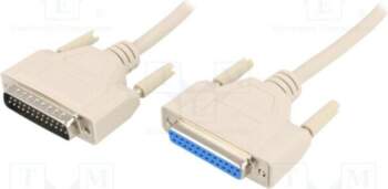 DIGITUS Cable; D-Sub 25pin socket,D-Sub