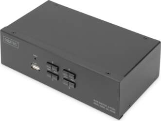 Digitus KVM Switch, 4 Port, Dual