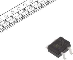 DIODES INCORPORATED Bridge rectifier: single-phase; Urmax: