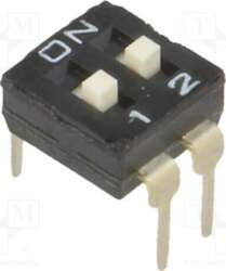 DIPTRONICS Switch: DIP-SWITCH; Poles number: 2