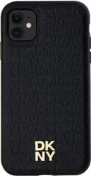 DKNY PU Leather Repeat Pattern Stack