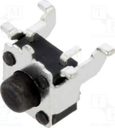 E-SWITCH Microswitch TACT; SPST-NO; Pos: 2