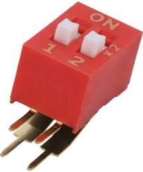 E-SWITCH Switch: DIP-SWITCH; Poles number: 2