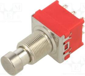 E-SWITCH Switch: push-button; Pos: 2; 3PDT