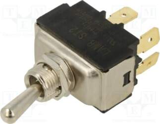 E-SWITCH Switch: toggle; Pos: 2; DPST-NO