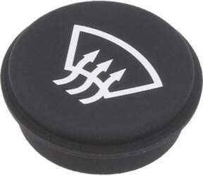 EAO Button; round; Ø21mm; black; 09