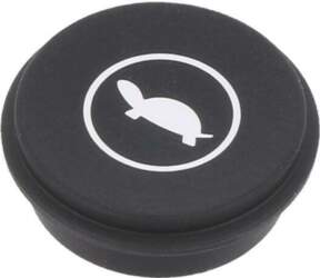 EAO Button; round; Ø21mm; black; 09