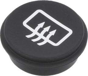 EAO Button; round; Ø21mm; black; 09