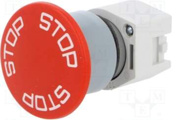 EAO Switch: emergency stop; 22mm; Stabl