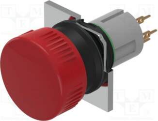 EAO Switch: push-button; 16mm; Stabl.pos: