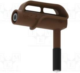 ELECTRO-PJP Adapter; 4A; brown; Tip diameter: