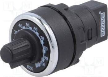 EMAS Potentiometer; 22mm; IP65; Potentiometer: single