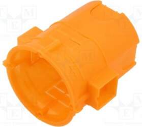 Enclosure: junction box; Ø: 62mm; plaster