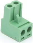 FEMALE SOCKET CONNECTOR - 2 POLES