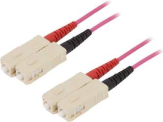 Fiber patch cord; OM4; SC/UPC,both