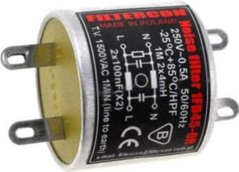 FILTERCON Filter: anti-interference; mains; 250V; 100nF