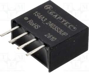 GAPTEC Electronic Converter: DC/DC; 1W; Uin: