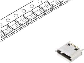 GCT Connector: USB B micro; socket