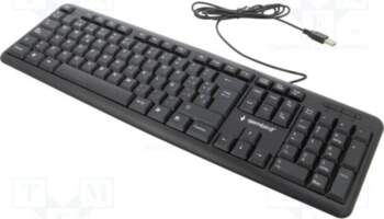 GEMBIRD Keypad: computer; black; USB A