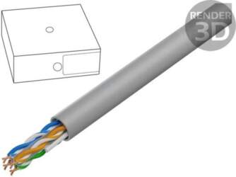 Gembird Patch UTP 100 m CAT6