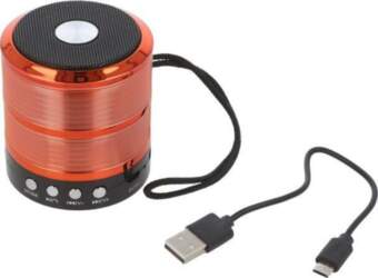 GEMBIRD Speaker; red; microSD,USB B