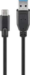 Goobay USB Type-C kabel 1m Sort