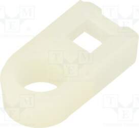 HELLERMANNTYTON Holder; screw; polyamide,polyamide 6