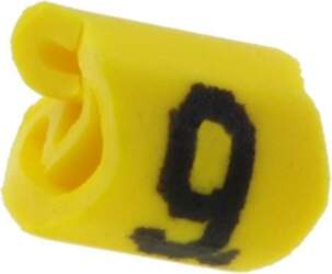 HELLERMANNTYTON Markers; Marking: 9; 1÷3mm; PVC