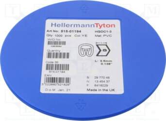 HELLERMANNTYTON Markers; Marking: S; 1÷3mm; PVC