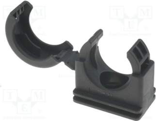 HELLERMANNTYTON Mounting holder; polyamide; HelaGuard; black