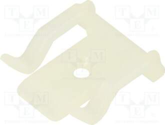 HELLERMANNTYTON Screw down self-adhesive holder; polyamide