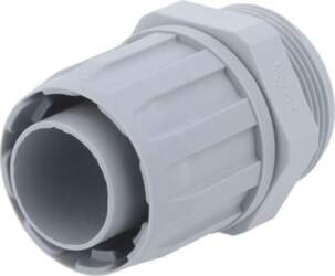HELLERMANNTYTON Straight terminal connector; Thread: metric