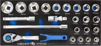 HÖGERT TECHNIK Wrench-set; socket spanner; 1/2"