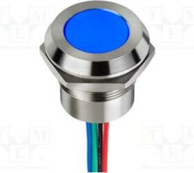IDEC Indicator: LED; flat; green; 24VDC