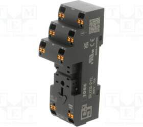 IDEC Socket; 12A; 300VAC; for DIN