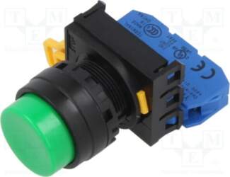 IDEC Switch: push-button; 22mm; Stabl.pos: