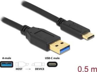 Kabelis USB3.1Gen2 AM > Type-C™