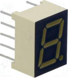 KINGBRIGHT ELECTRONIC Display: LED; 7-segment; 9