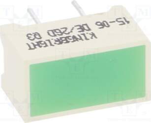 KINGBRIGHT ELECTRONIC LED backlight; green; Lens: