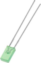 KINGBRIGHT ELECTRONIC LED; green; rectangular; 3