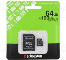 Kingston Technology Memory card; microSDXC; 64GB
