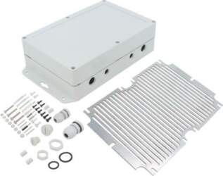KRADEX Enclosure: for computer; light grey