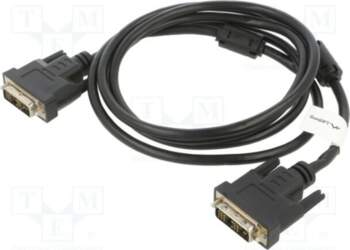 LANBERG Cable; DVI-D (18+1) plug,both