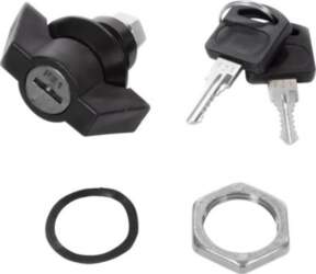 Lock for parcel drop box -