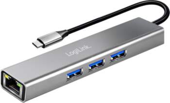 LOGILINK Hub USB; RJ45 socket,USB