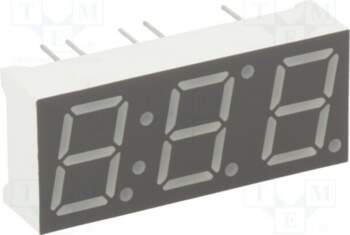 LUCKY LIGHT Display: LED; 7-segment; 10mm
