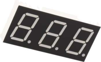LUCKY LIGHT Display: LED; 7-segment; 20