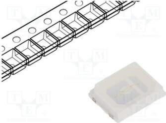 LUCKY LIGHT LED; blue; SMD; PLCC2