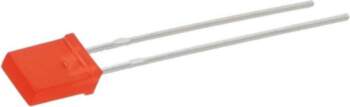 LUCKY LIGHT LED; red; rectangular; 5x2mm
